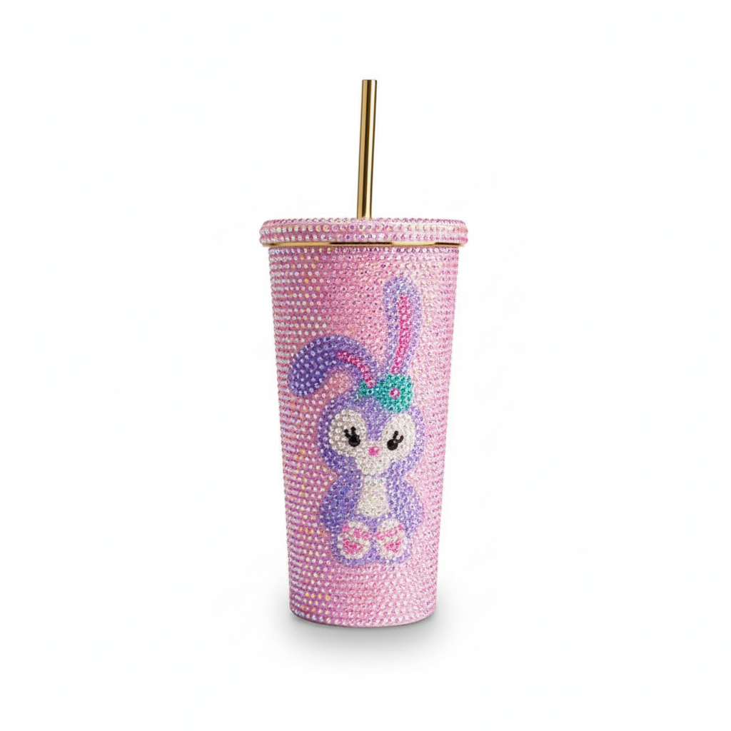 Thermos paillettes et strass – Hello Kitty