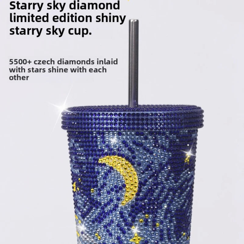 Thermos à paillette/strass  – CAT
